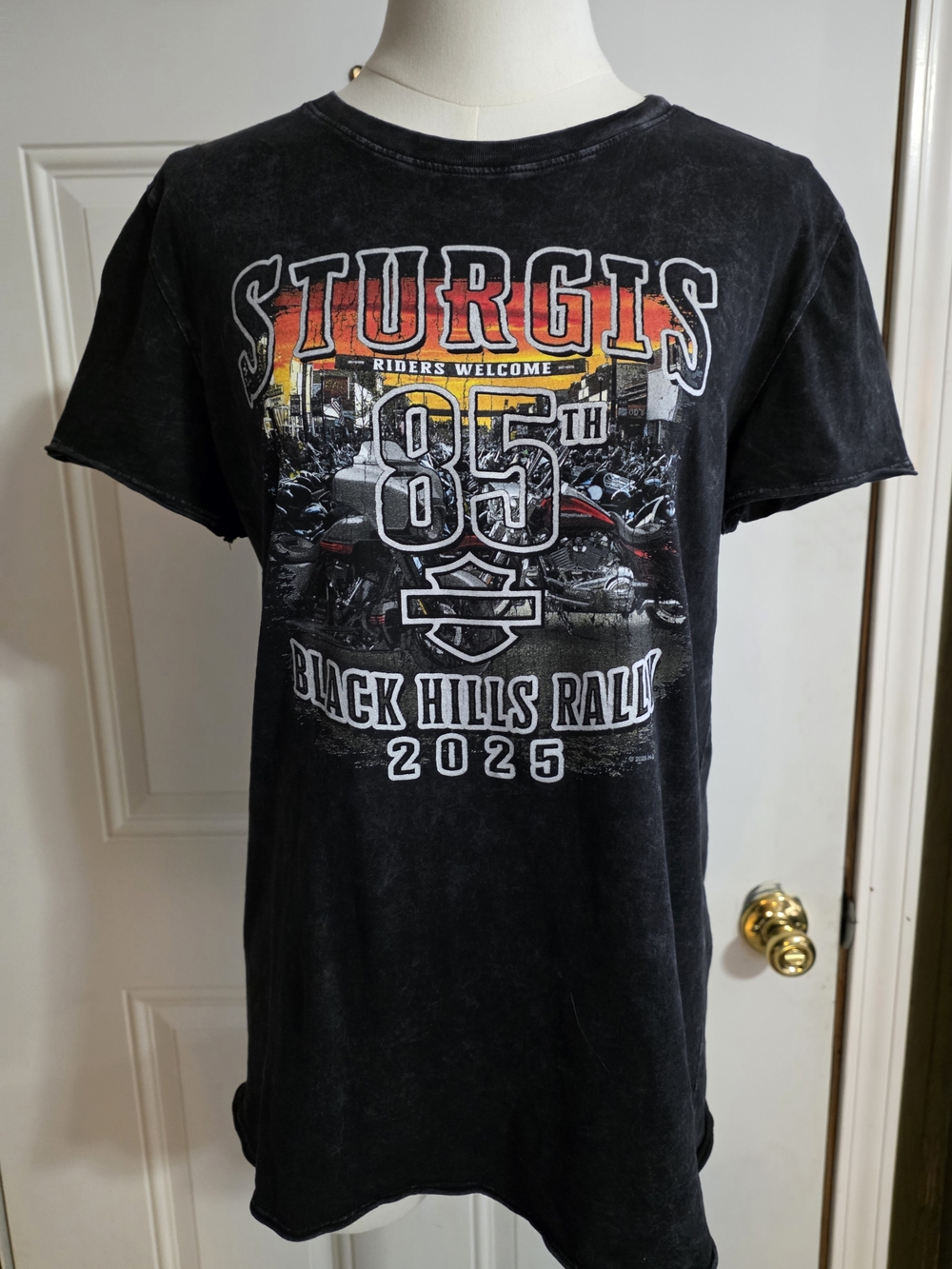 Harley-Davidson Sturgis 85th Black Hills Rally 2025  Black Tee